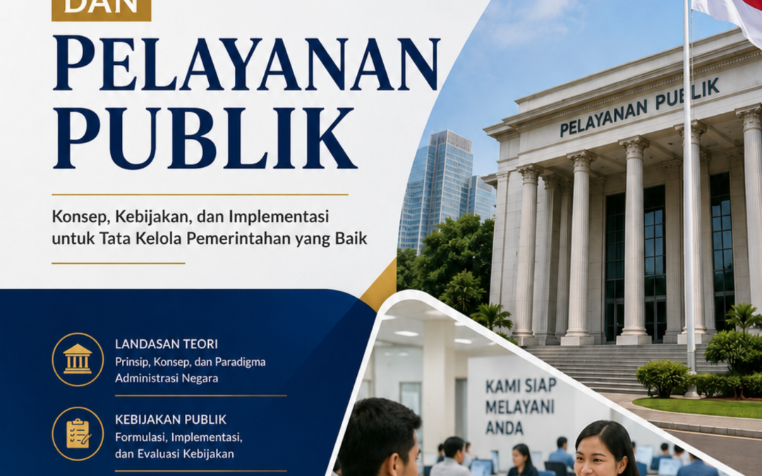 Buku Referensi ADMINISTRASI NEGARA DAN PELAYANAN PUBLIKKonsep, Kebijakan, dan Implementasi Tata Kelola Pemerintahan yang Baik